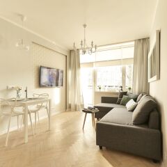 Апартаменты Hello Warsaw Brand New Apartment Варшава комната для гостей фото 4