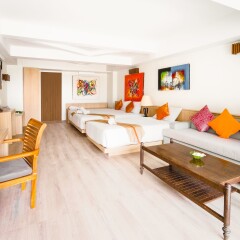 Отель Villa Cha-Cha Krabi Beachfront Resort Таиланд, Краби - отзывы, цены и фото номеров - забронировать отель Villa Cha-Cha Krabi Beachfront Resort онлайн комната для гостей фото 5
