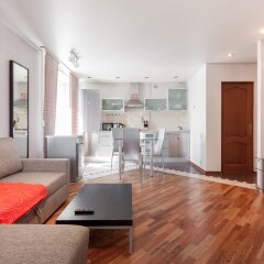 Апартаменты Apartment Nice Sukharevskaya Москва комната для гостей фото 4