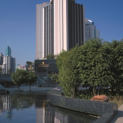 Отель Shangri-la Hotel, Shenzhen Китай, Шэньчжэнь - отзывы, цены и фото номеров - забронировать отель Shangri-la Hotel, Shenzhen онлайн приотельная территория фото 2