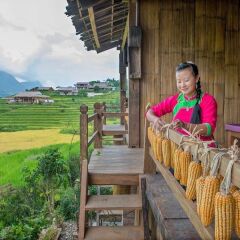 Отель La Dao Spa Homestay балкон