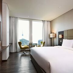 Отель Courtyard by Marriott Seoul Namdaemun Южная Корея, Сеул - отзывы, цены и фото номеров - забронировать отель Courtyard by Marriott Seoul Namdaemun онлайн комната для гостей