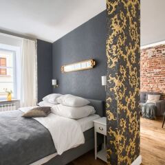 Отель P&O Apartments Krzywe Kolo Польша, Варшава - отзывы, цены и фото номеров - забронировать отель P&O Apartments Krzywe Kolo онлайн комната для гостей