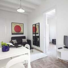 Отель BHM1-012 Beautiful Apartment Испания, Барселона - отзывы, цены и фото номеров - забронировать отель BHM1-012 Beautiful Apartment онлайн комната для гостей фото 3