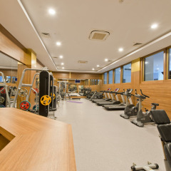 Отель Oz Hotels Side Premium фитнесс-зал фото 4