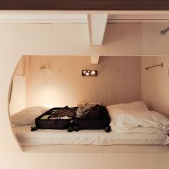 Hakata Minoshima Hostel FUTAGI Хаката парковка