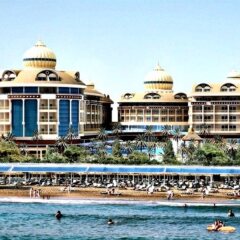 Отель Kirman Belazur Resort And Spa Богазкент пляж