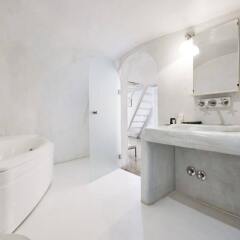 Отель Rocabella Santorini Hotel Греция, Остров Санторини - отзывы, цены и фото номеров - забронировать отель Rocabella Santorini Hotel онлайн ванная фото 2