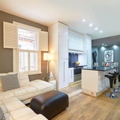 Апартаменты Beautiful Kensington 2 Bedroom Luxury Apartment Лондон комната для гостей фото 5