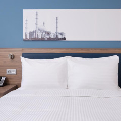 Гостиница Hampton by Hilton Astana Triumphal Arch Казахстан, Нур-Султан - 1 отзыв об отеле, цены и фото номеров - забронировать гостиницу Hampton by Hilton Astana Triumphal Arch онлайн комната для гостей фото 3