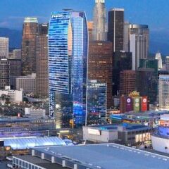 Отель JW Marriott Los Angeles L.A. LIVE спортивное сооружение