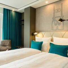 Отель Motel One München-parkstadt Schwabing Мюнхен комната для гостей фото 5