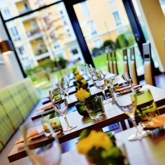 Отель Residence Inn by Marriott Munich City East Германия, Мюнхен - 1 отзыв об отеле, цены и фото номеров - забронировать отель Residence Inn by Marriott Munich City East онлайн питание фото 3