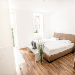 Отель Grand Central Apartments Австрия, Вена - отзывы, цены и фото номеров - забронировать отель Grand Central Apartments онлайн комната для гостей фото 3