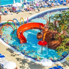 Отель Laguna Park & Aqua Club - All Inclusive Болгария, Солнечный берег - отзывы, цены и фото номеров - забронировать отель Laguna Park & Aqua Club - All Inclusive онлайн бассейн фото 3