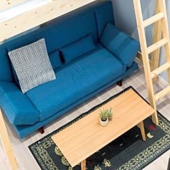 Отель Trip Pod Yoshizuka A Фукуока балкон