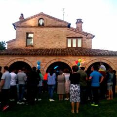 Отель B&B La Casa tra gli Ulivi Чивитанова-Марке помещение для мероприятий