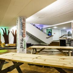 Hi Munich Park Youth Hostel Мюнхен интерьер отеля