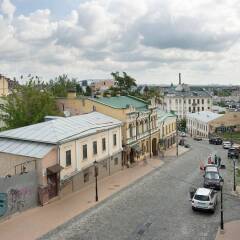 Гостиница Апартамент «Подол» Украина, Киев - отзывы, цены и фото номеров - забронировать гостиницу Апартамент «Подол» онлайн балкон