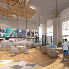 Отель Citadines Pearl Hoi An Диенбан гостиничный бар