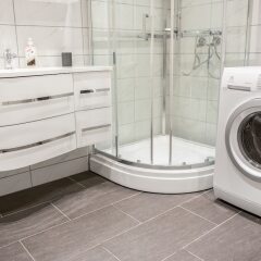 Отель Aalesund Apartments - City Center Норвегия, Олесунн - отзывы, цены и фото номеров - забронировать отель Aalesund Apartments - City Center онлайн ванная фото 2