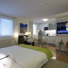 Отель Design Hotel F6 Швейцария, Женева - отзывы, цены и фото номеров - забронировать отель Design Hotel F6 онлайн комната для гостей фото 2