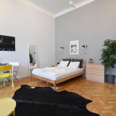 Отель Budget Apartment by Hi5 - Nádor street Венгрия, Будапешт - отзывы, цены и фото номеров - забронировать отель Budget Apartment by Hi5 - Nádor street онлайн комната для гостей фото 3