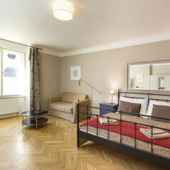 Отель Old Town - Templova Apartments Чехия, Прага - отзывы, цены и фото номеров - забронировать отель Old Town - Templova Apartments онлайн комната для гостей фото 3