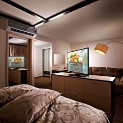 Гостиница River Park Hotel в Новосибирске - забронировать гостиницу River Park Hotel, цены и фото номеров Новосибирск комната для гостей фото 3