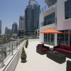 Отель La Verda Dubai Marina Suites & Villas Дубай балкон