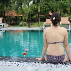 Отель Phu Thinh Boutique Resort And Spa Хойан бассейн фото 2
