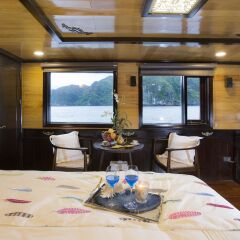 Отель Hera Cruises Вьетнам, Халонг - отзывы, цены и фото номеров - забронировать отель Hera Cruises онлайн комната для гостей фото 5
