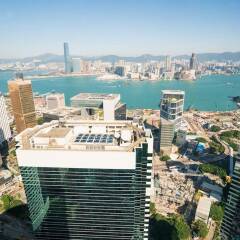 Отель Conrad Hong Kong балкон