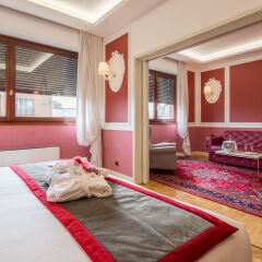 Отель Grande Albergo Roma Пьяченца комната для гостей фото 5