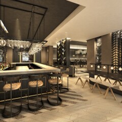 Отель Al Bandar Rotana гостиничный бар фото 2