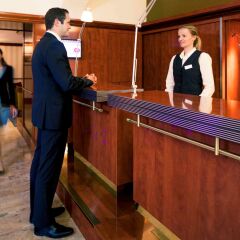 Отель Grand Hotel Mercure Biedermeier Wien Австрия, Вена - 4 отзыва об отеле, цены и фото номеров - забронировать отель Grand Hotel Mercure Biedermeier Wien онлайн интерьер отеля