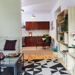 Отель Zoliborz Green Garden Apartment Польша, Варшава - отзывы, цены и фото номеров - забронировать отель Zoliborz Green Garden Apartment онлайн комната для гостей