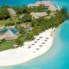 Отель The St Regis Bora Bora Resort Французская Полинезия, Бора-Бора - отзывы, цены и фото номеров - забронировать отель The St Regis Bora Bora Resort онлайн пляж