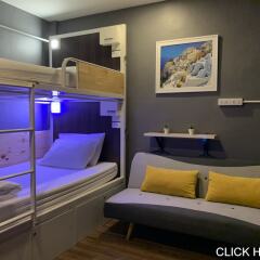 Click Hostel Бангкок комната для гостей фото 3