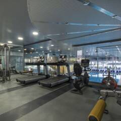Отель Hollywoodland Wellness And Spa Белград фитнесс-зал