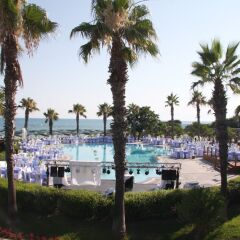 Papillon Belvil Holiday Village Турция, Белек - 10 отзывов об отеле, цены и фото номеров - забронировать отель Papillon Belvil Holiday Village онлайн пляж фото 2