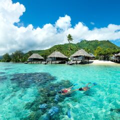 Отель Hilton Moorea Lagoon Resort and Spa пляж