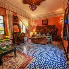 Отель Riad Dar Guennoun Марокко, Фес - отзывы, цены и фото номеров - забронировать отель Riad Dar Guennoun онлайн комната для гостей фото 4