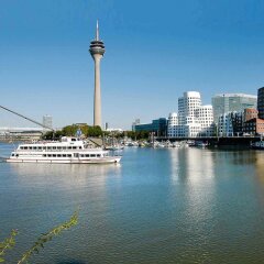 Отель Mercure Hotel Düsseldorf City Nord Германия, Дюссельдорф - 4 отзыва об отеле, цены и фото номеров - забронировать отель Mercure Hotel Düsseldorf City Nord онлайн приотельная территория фото 2