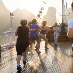 Отель Halong Aclass Stellar Cruise Халонг фитнесс-зал
