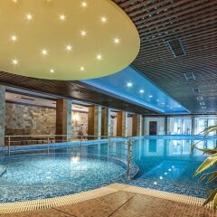 Отель Grand Royale Hotel Spa Болгария, Банско - отзывы, цены и фото номеров - забронировать отель Grand Royale Hotel Spa онлайн бассейн фото 3