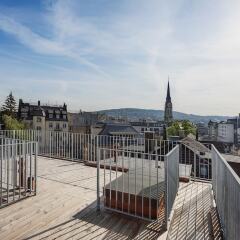 Отель Visionapartments Zurich Zweierstrasse Цюрих балкон