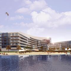 Отель Rixos The Palm Dubai ОАЭ, Дубай - 13 отзывов об отеле, цены и фото номеров - забронировать отель Rixos The Palm Dubai онлайн приотельная территория фото 2
