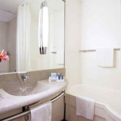 Отель Novotel Torino Corso Giulio Cesare Италия, Турин - 1 отзыв об отеле, цены и фото номеров - забронировать отель Novotel Torino Corso Giulio Cesare онлайн ванная фото 2