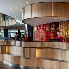 Отель Crowne Plaza Changi Airport Сингапур интерьер отеля